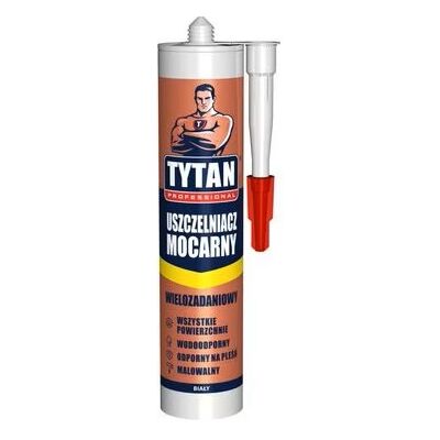 Uszczelniacz uniwersalny biały MOCARNY 280 ml TYTAN PROFESSIONAL