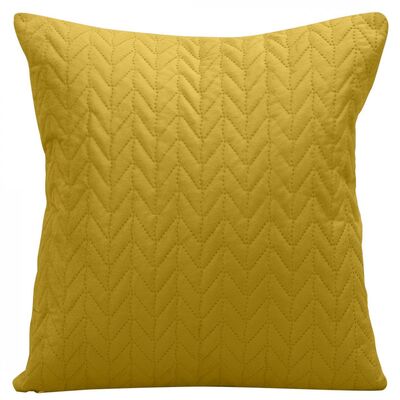 Poszewka dekoracyjna LUIZ4 40 x 40 cm musztardowa