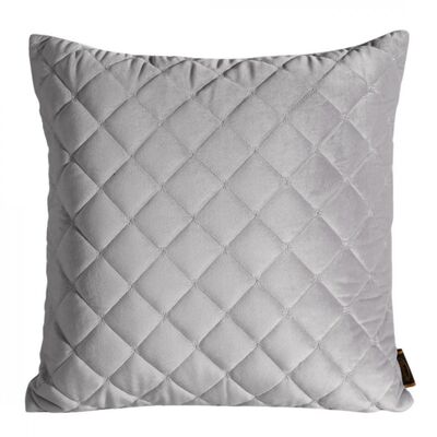 Poszewka dekoracyjna RIA1 45 x 45 cm srebrna