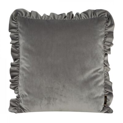 Poszewka dekoracyjna VELVET25D 45 x 45 cm srebrna