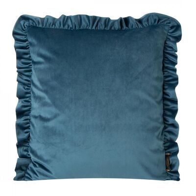 Poszewka dekoracyjna VELVET25H 45 x 45 cm niebieska