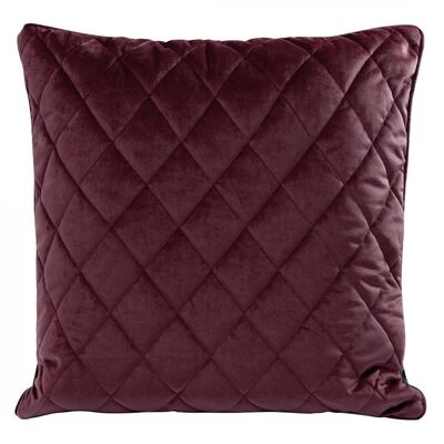 Poszewka dekoracyjna VELVET/28/F 50 x 50 cm bordowa