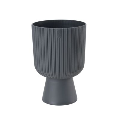 Osłonka doniczki Keli Mika Petit 14 cm antracytowa
