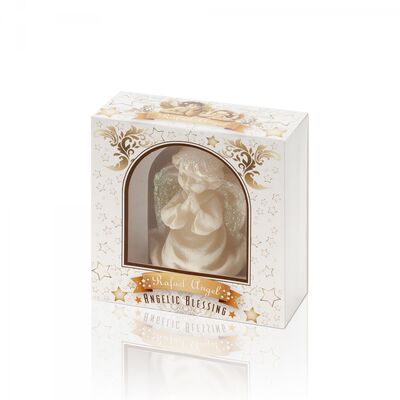 Świeca aniołek 15 cm 75 g biały