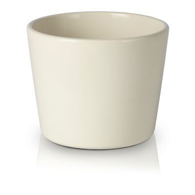 Osłonka ceramiczna 13 cm kremowa