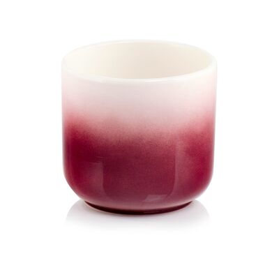 Osłonka CYLINDER 14 cm ombre ciemny różowy