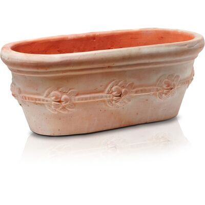 Doniczka ceramiczna Tus rynna 75.208.57 57 cm terakota
