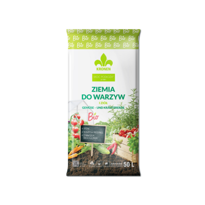 Ziemia BIO do warzyw i ziół 50 l KRONEN