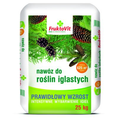 Nawóz do roślin iglastych 25 kg Fruktovit