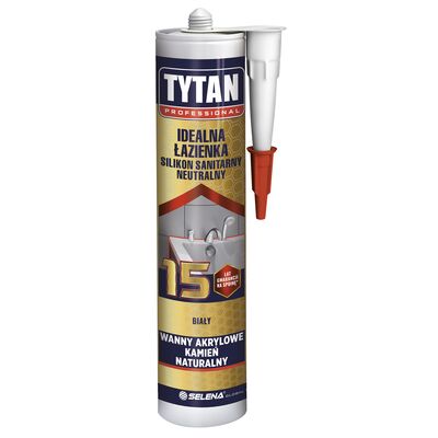 Silikon sanitarny Idealna Łazienka 280 ml biały TYTAN PROFESSIONAL