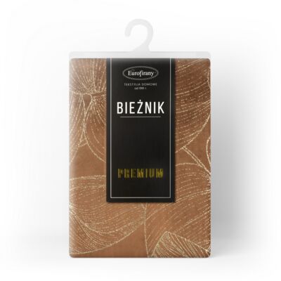 Bieżnik dekoracyjny Blink 35 x 140 cm brązowy