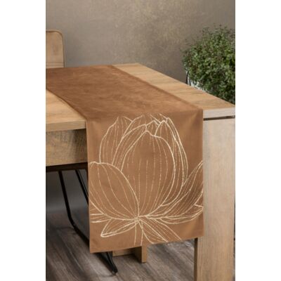 Bieżnik dekoracyjny Blink 12 35 x 180 cm brązowy