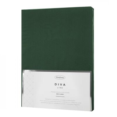 Prześcieradło DINA 160 x 210 cm butelkowy zielony