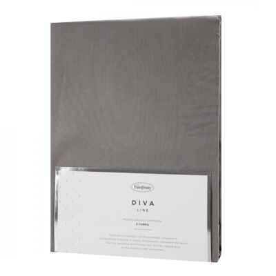 Prześcieradło DINA 220 x 200+30 cm popielaty