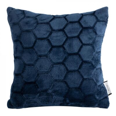 Poszewka dekoracyjna Zoe 2, 40 x 40 cm granatowa