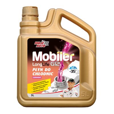 Płyn do chłodnic samochodowych czerwony 5 l Mobiler