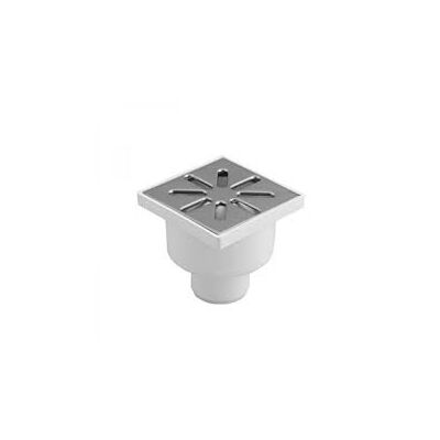 Kratka Ø50 prosta ruszt metalowy 10 x 10 cm niska