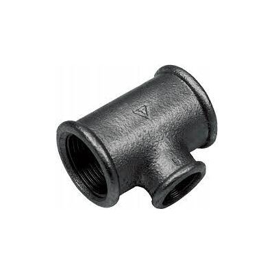 Trójnik nakrętny 1'' x 3/4'' czarny