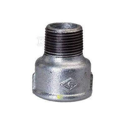Złączka żeliwna ocynkowana nakrętno-wkrętna - redukcja 1" x 3/4" STRONG