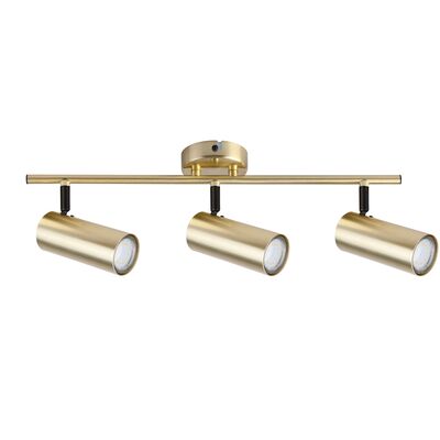 Lampa sufitowa COLLY mosiądz 3 x 15 W GU10 klosz mosiądz