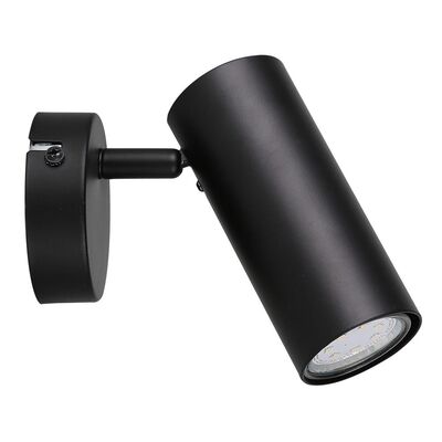 Kinkiet COLLY czarny 1 x 15 W GU10 klosz czarny