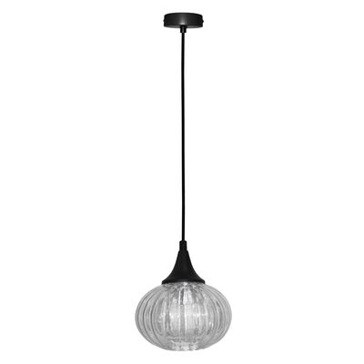 Lampa wisząca EXETER 1 x 40 W E14 czarny
