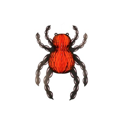 Dekoracja Halloween pająk 33 cm