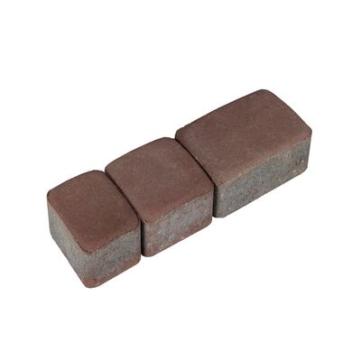 Kostka NOSTALITE gładka 6 cm czerwona POLBRUK