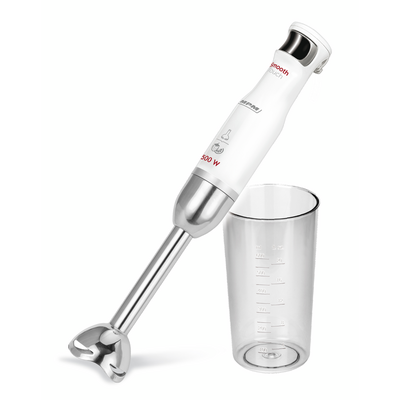 Blender ręczny z pojemnikiem MBL-27 biały
