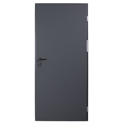 Drzwi techniczne ISO 90 x 200 cm L/P antracytowy