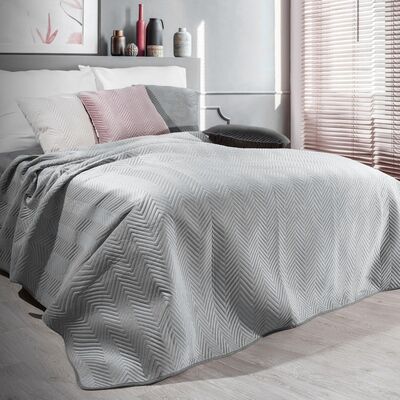 Narzuta SOFIA 200 x 220 cm srebrny