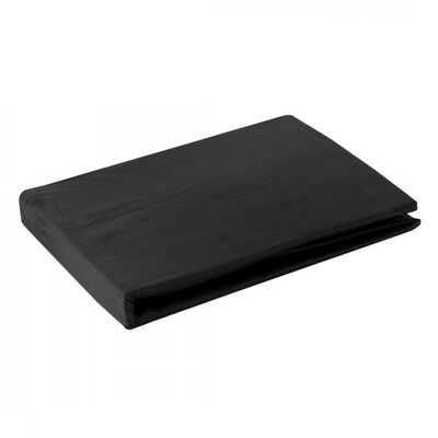 Prześcieradło z gumką NOVA3 160 x 200+30 cm czarny