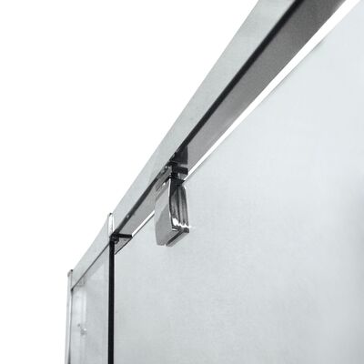Kabina natryskowa Dunaj 1-D 80 cm chrom transparentna bez brodzika