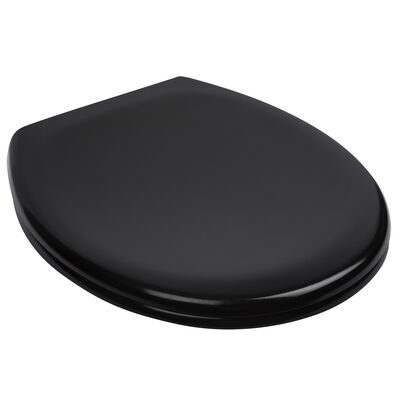 Deska WC Julia Black czarna duroplast wolnoopadająca