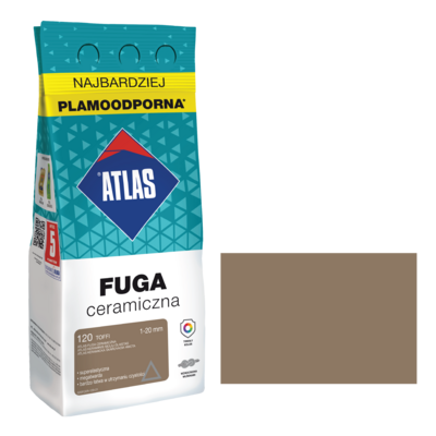 Fuga ceramiczna 120 toffi alubag 2 kg ATLAS