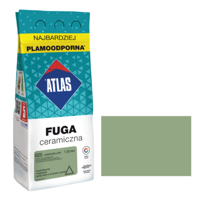 Fuga ceramiczna 025 jasnozielony alubag 2 kg ATLAS