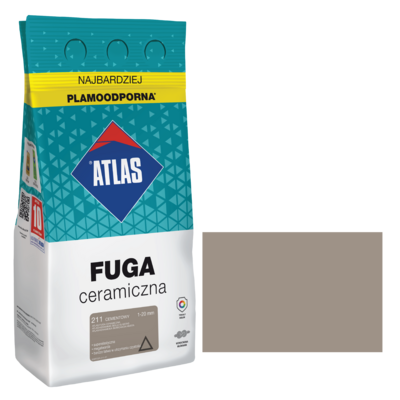 Fuga ceramiczna 211 cementowy alubag 5 kg ATLAS