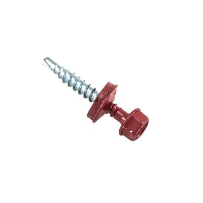 Wkręt farmerski wiśniowy RAL 8017 4,8 x 35 ANDPOL