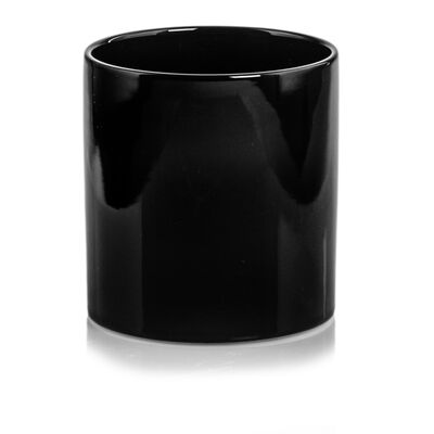 Wazon walec 20 cm czarny