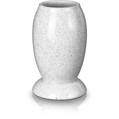 Wazon stożek 22 cm biały