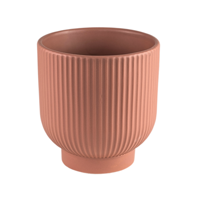 Osłonka na nóżce TERRA ochra 13 cm DHG