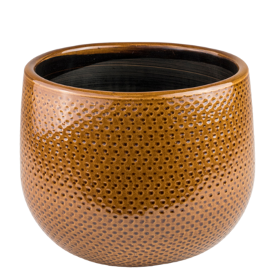 Osłonka ceramiczna GABRIEL ochra 21 cm DHG