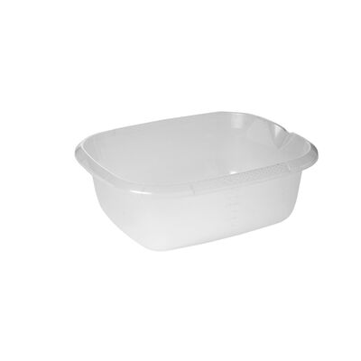 Miska kwadratowa z wylewką Björk 9 l transparent keeeper