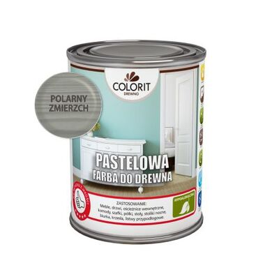 Pastelowa farba do drewna Polarny zmierzch 0,75 l COLORIT DREWNO