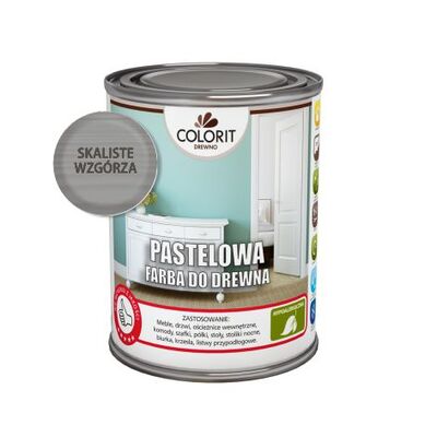 Pastelowa farba do drewna Skaliste wzgórze 0,75 l COLORIT DREWNO