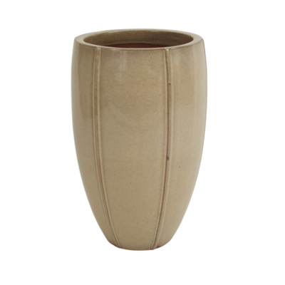 Donica 4403 szkliwo 41 x 57,5 cm mrozoodporna stożek krem 003