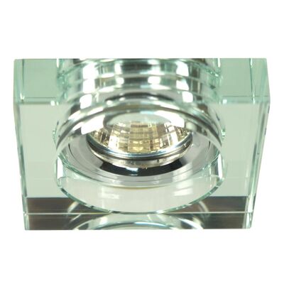 Oprawa stropowa stała kwadratowa SS-16 MR16 chrom-transparentny