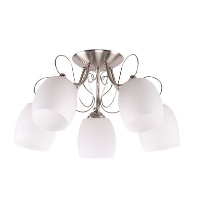 Lampa wisząca AMBA 5 x 40 W E27 biały