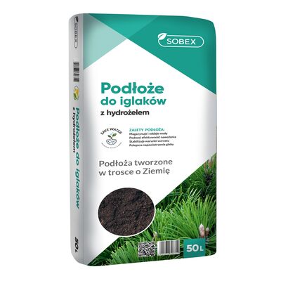Podłoże do iglaków z hydrożelem 50 l SOBEX
