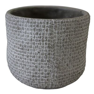 Osłonka PER cementowa 14 x 14 x 12 cm szara
